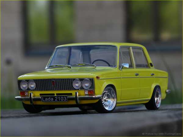 1:18 Lada 2103 DDR / Ost Car Gelb Edition inkl. OVP
